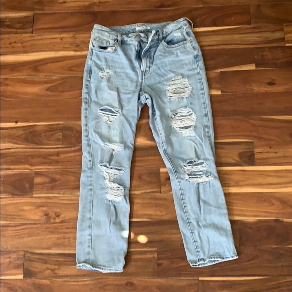 Light wash pacsun mom jeans